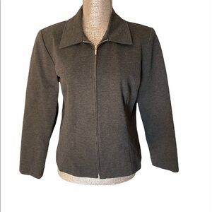 RL Richard Zip Light Jacket Grey L Petite